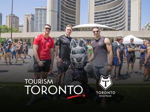 Toronto Wolfpack at Rugby in the Square - Toronto City Hall