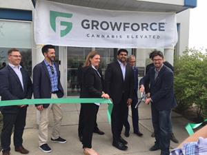 GrowForce Flagship Cannabis Facility Ribbon Cutting
