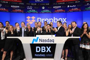 Dropbox, Inc. (Nasdaq: DBX) Rings the Nasdaq Stock Market Opening Bell in Celebration of Its IPO