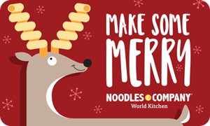Noodles & Company Gift Giver Bonus Card