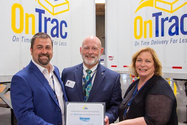 OnTrac Vancouver Facility Grand Opening Event