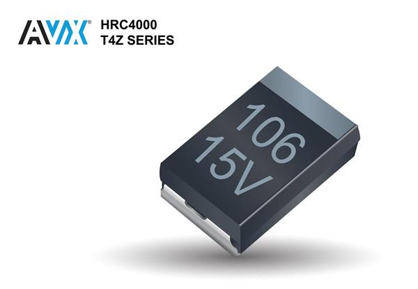 AVX Releases New T4Z Medical Series HRC4000 Tantalum Capacitors for Non-Critical Medical Devices