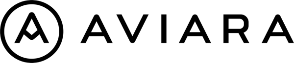 Aviara Black Straight Logo