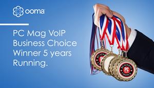 Ooma wins PCMag's Business Choice award for 5th year in a row