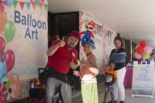 Ballon art was a favorite for Block Partygoers