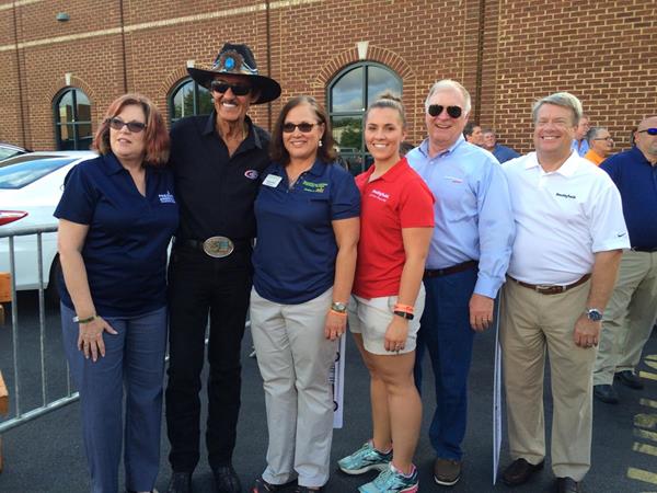 Racing legend Richard Petty joined Smithfield’s Helping Hungry Homes program