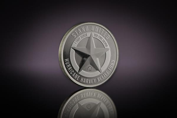 "Houston Strong" Silver Round Designed and Minted by Republic Metals Corporation