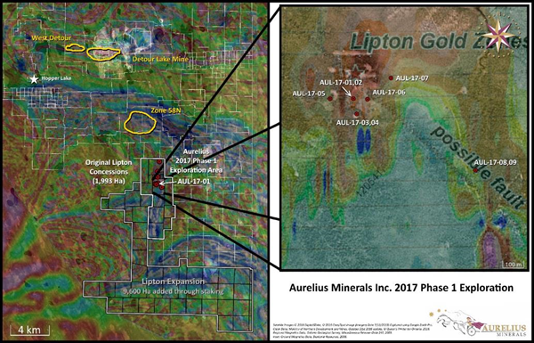 171109 AUL - NR image Lipton Exploration Map