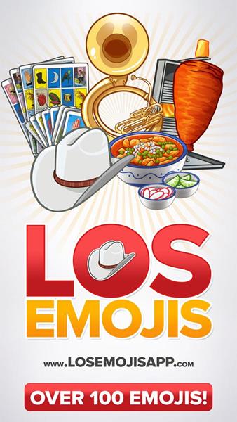 over 100 unique Spanish based Emojis, Stickers, Filters, Animated GIF’s & more!  @LosEmojisApp on Facebook, Twitter & Instagram! #LosEmojisApp #DELRecords #DELNation #Emojis https://www.losemojisapp.com 