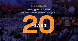 D-BOX is celebrating its 20th anniversary