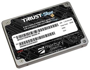 Mercury's new BuiltSECURE™ TRRUST-Stor® solid-state drive