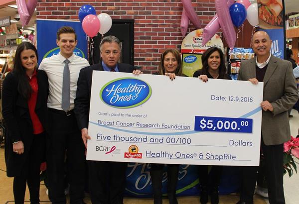 Healthy Ones and Inserra Supermarkets Support Breast Cancer Research