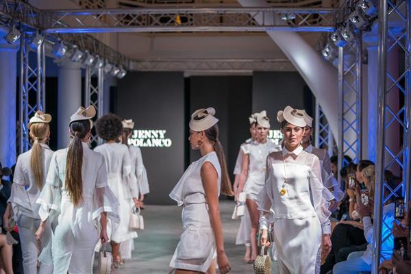 Designer Jenny Polanco's set exuded elegant simplicity with a Dominican twist at the first annual InModaRD fashion show in Miami November 2 hosted by the Dominican Republic Ministry of Tourism. 
