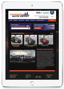 chicago auto depot dealership website digital marketing online advertising web solution