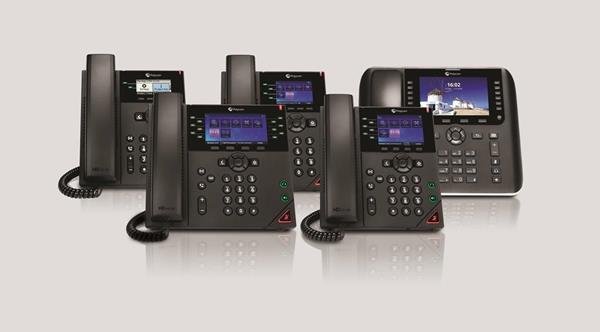 OBi-VVX-150-250-350-450-2182-phones-lineup-front-facing-grey-white-reflection-25x17-CMYK-300ppi