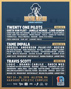 Boston Calling 2019 Day-To-Day Lineup