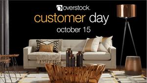 Overstock Customer Day, October 15, 2018