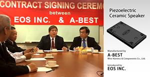 EOS INC. Signed A Best Collaboration contract with A-BEST to March Toward the Global 3C Market.