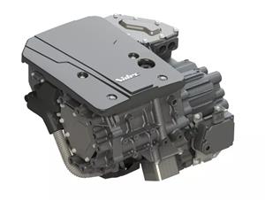 Nidec’s fully integrated automotive traction motor system E-Axle (announced in April 2018)