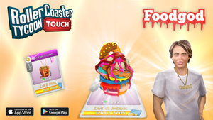 RollerCoaster Tycoon Touch - Foodgod Waffle