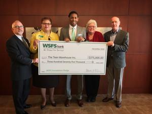 WSFS Foundation donates $375,000 to The Teen Warehouse