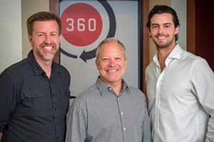 New CEO Jesse Buckingham (right) with CTO Justin Friberg and Co-Founder Shane Skinner.