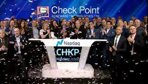 Check Point's leadership celebrates 22 years on NASDAQ