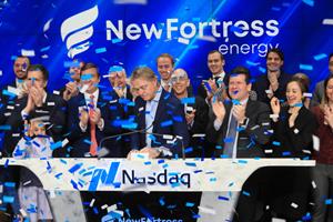 New Fortress Energy Founder and CEO Wes Edens Rings the Nasdaq Stock Market Opening Bell