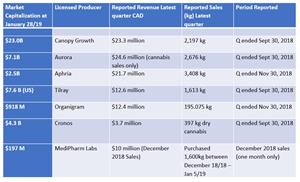 MediPharm Labs Recent Revenue Comparison
